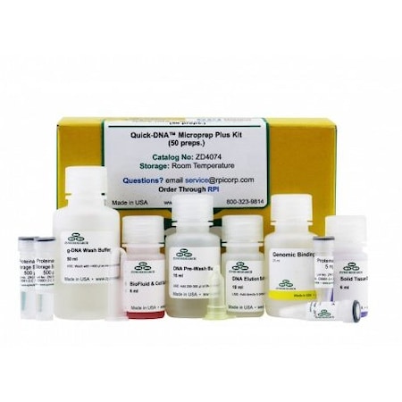 Zymo Research Quick DNA Plus Microprep Kit, 50 Preps ZD4074